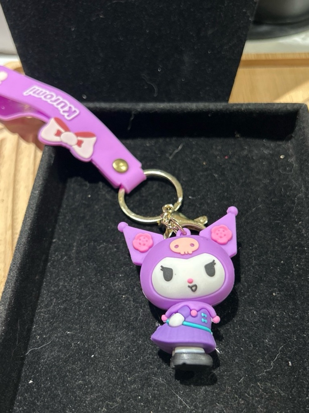 Kuromi keychain had some stain in the head